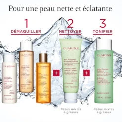 Clarins Lotion Tonique Purifiante - 200ml -Magasin De Soins De Maquillage De Mode 20450X03 S3