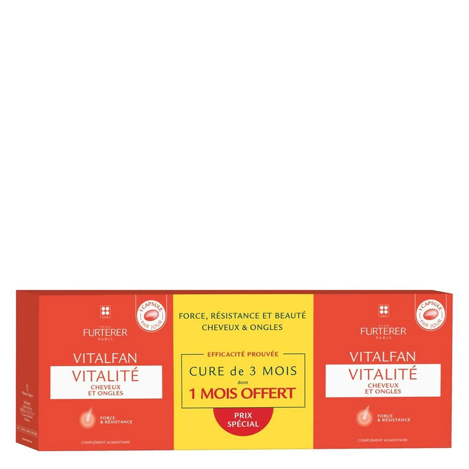 René Furterer Cure Vitalité Cheveux & Ongles - 3MOIS 1 René Furterer Cure Vitalité Cheveux & Ongles - 3MOIS