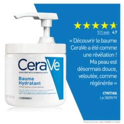 Cerave Baume Hydratant - 454ml -Magasin De Soins De Maquillage De Mode D0264006 S5