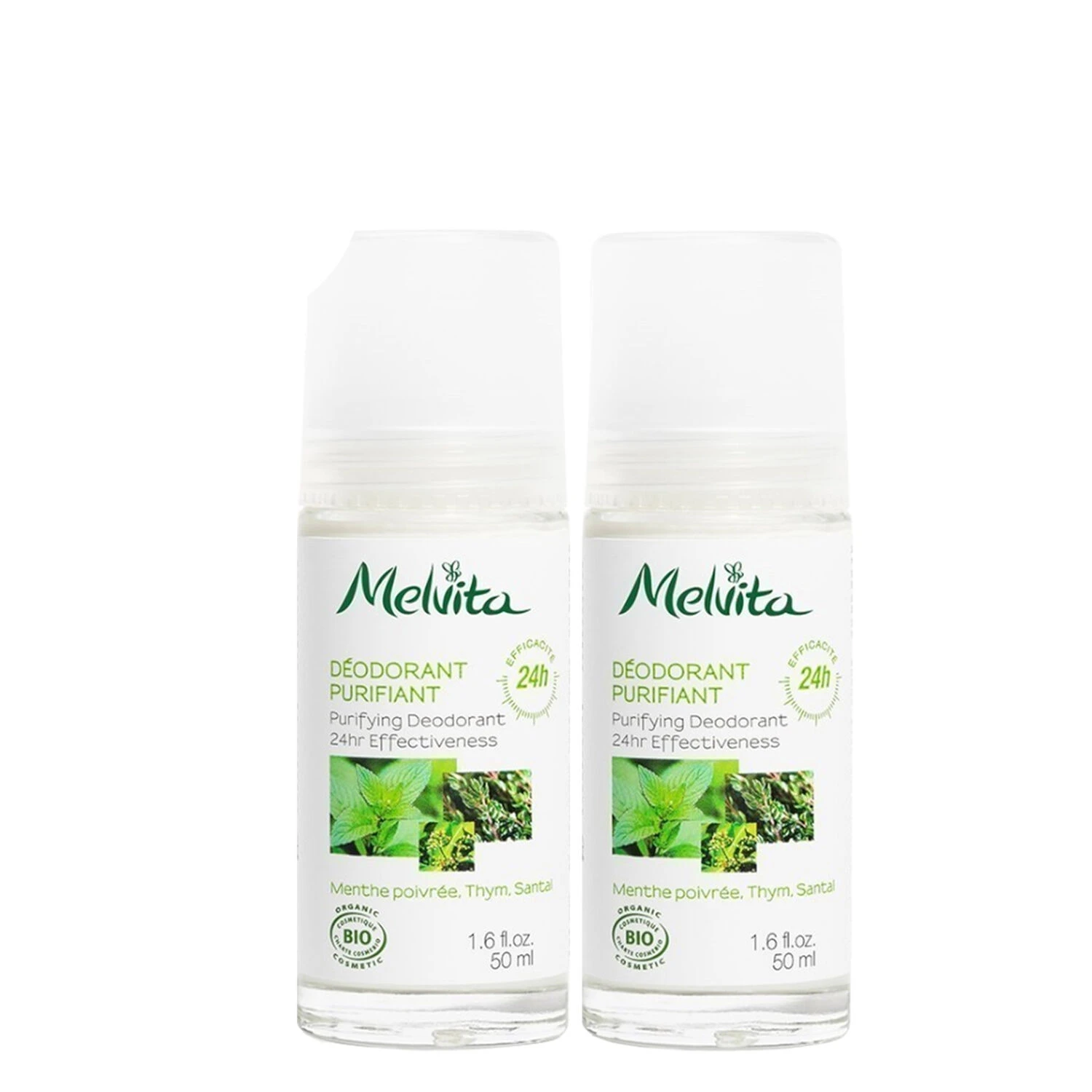 Melvita Déodorant Efficacité 24h - 50ml 1 Melvita Déodorant Efficacité 24h - 50ml