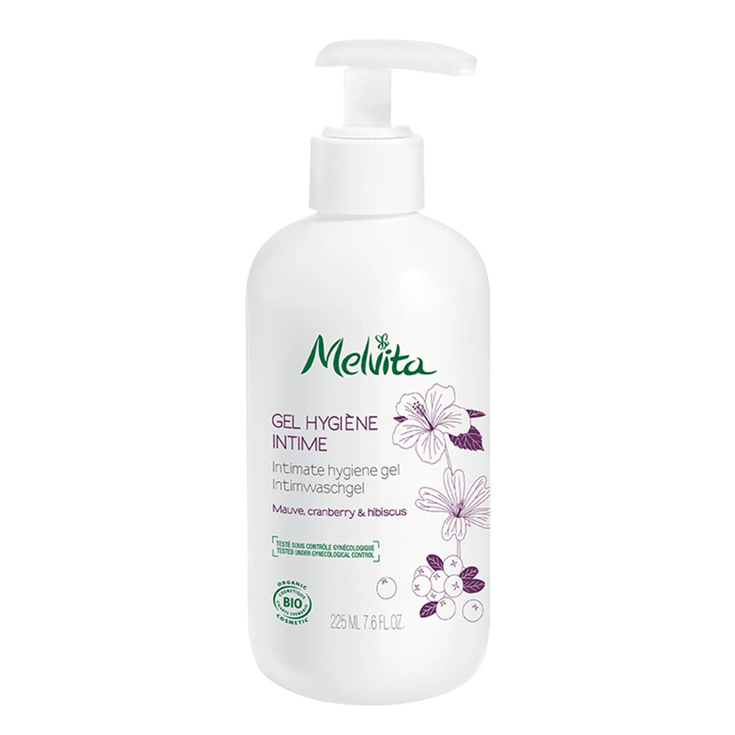 Melvita Gel Hygiène Intime - 225ml 1 Melvita Gel Hygiène Intime - 225ml