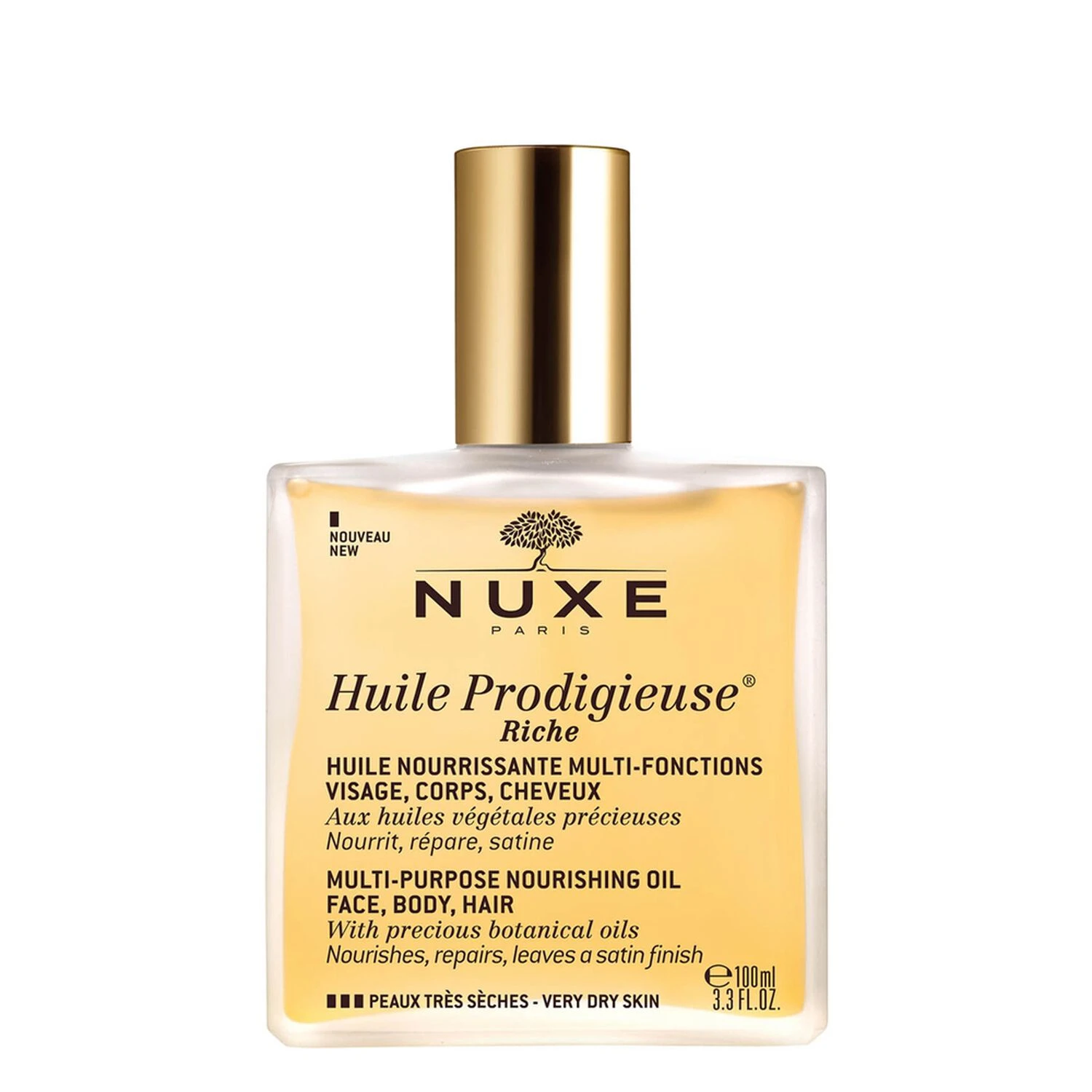 NUXE Huile Prodigieuse Riche Huile Sèche Multi-Fonctions Visage, Corps, Cheveux - 100ml 1 NUXE Huile Prodigieuse Riche Huile Sèche Multi-Fonctions Visage, Corps, Cheveux - 100ml