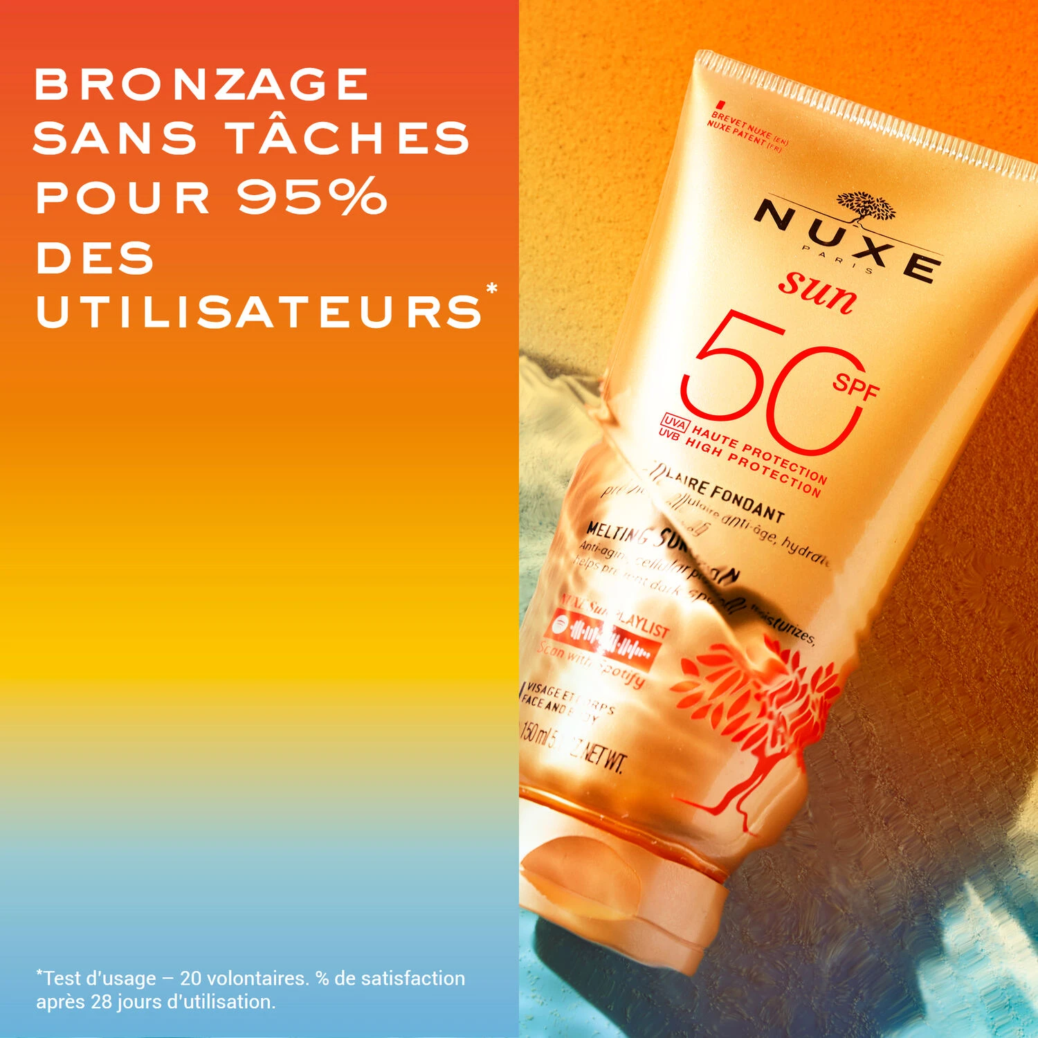 NUXE Lait Solaire Fondant Haute Protection SPF50 - 150ml 6 NUXE Lait Solaire Fondant Haute Protection SPF50 - 150ml – Image 6