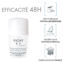 VICHY Anti-Transpirant 48H - 50ml 7 VICHY Anti-Transpirant 48H - 50ml -Magasin De Soins De Maquillage De Mode P0871010 S2