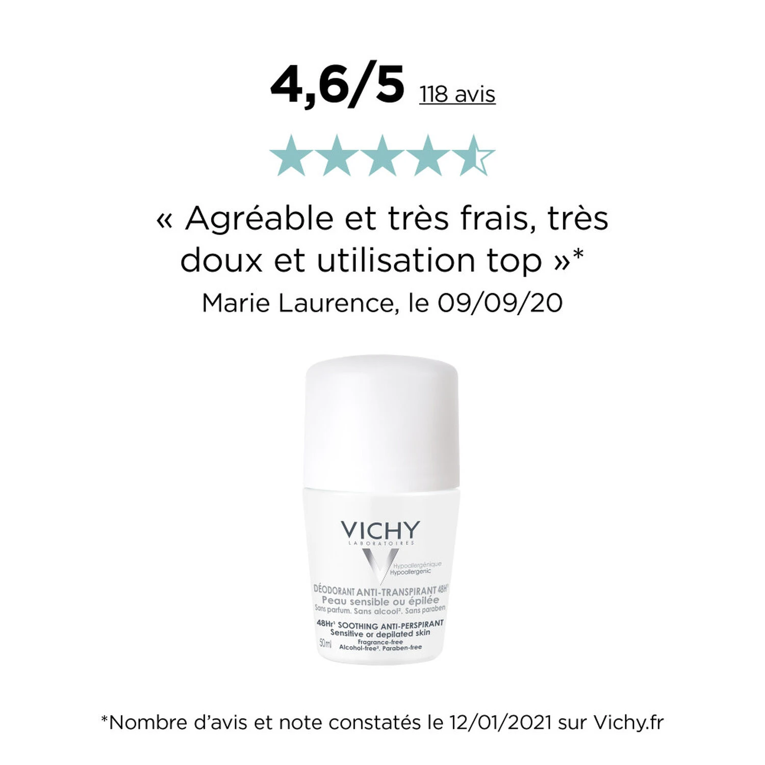 VICHY Anti-Transpirant 48H - 50ml 4 VICHY Anti-Transpirant 48H - 50ml – Image 4